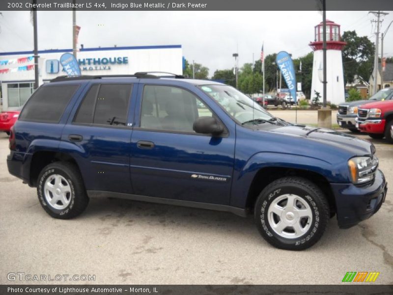 Indigo Blue Metallic / Dark Pewter 2002 Chevrolet TrailBlazer LS 4x4