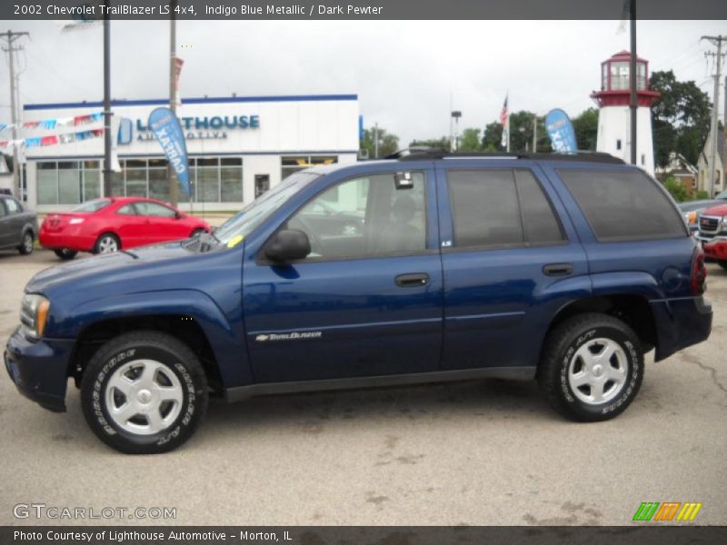 Indigo Blue Metallic / Dark Pewter 2002 Chevrolet TrailBlazer LS 4x4