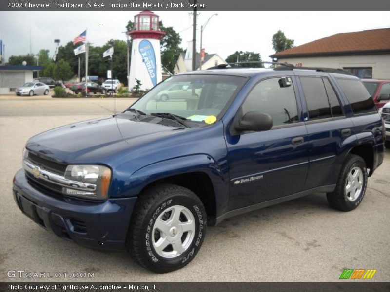 Indigo Blue Metallic / Dark Pewter 2002 Chevrolet TrailBlazer LS 4x4