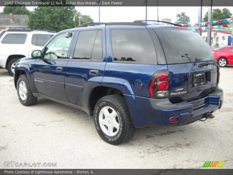 Indigo Blue Metallic / Dark Pewter 2002 Chevrolet TrailBlazer LS 4x4