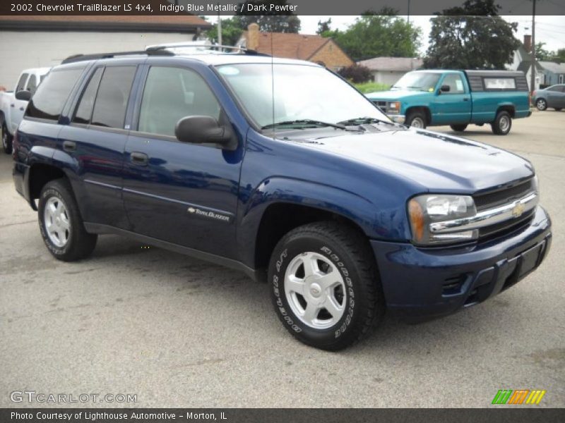 Indigo Blue Metallic / Dark Pewter 2002 Chevrolet TrailBlazer LS 4x4
