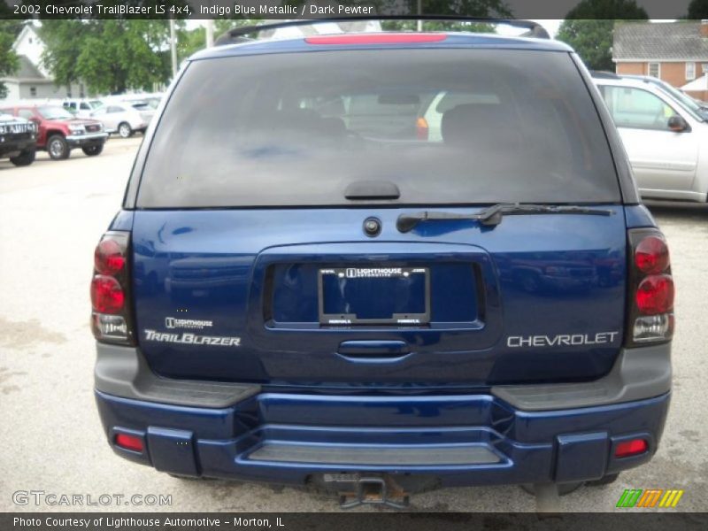 Indigo Blue Metallic / Dark Pewter 2002 Chevrolet TrailBlazer LS 4x4