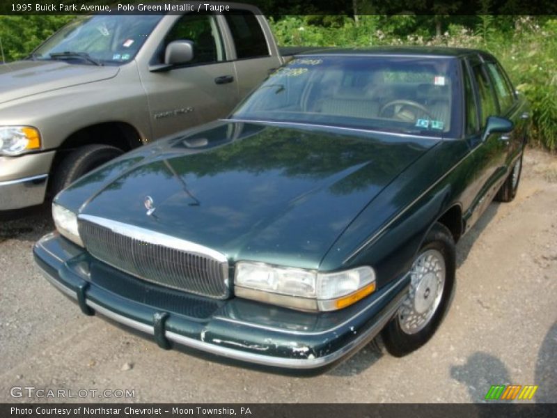 Polo Green Metallic / Taupe 1995 Buick Park Avenue