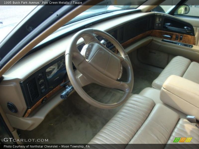 Polo Green Metallic / Taupe 1995 Buick Park Avenue