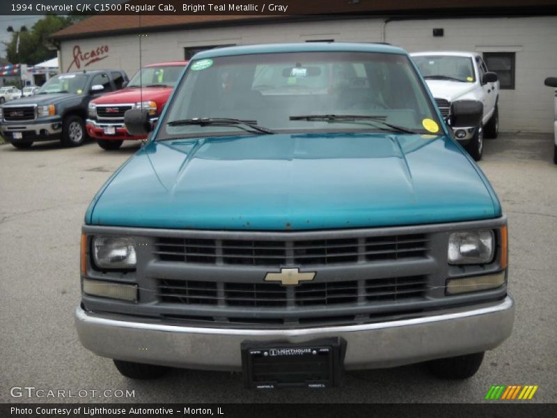 Bright Teal Metallic / Gray 1994 Chevrolet C/K C1500 Regular Cab