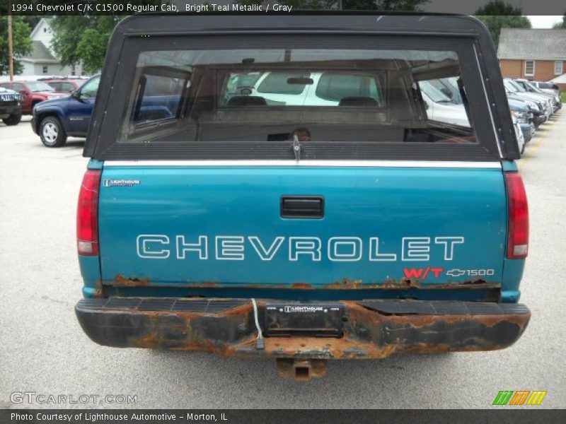 Bright Teal Metallic / Gray 1994 Chevrolet C/K C1500 Regular Cab
