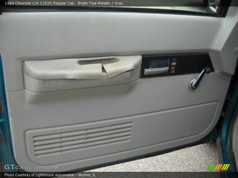 Bright Teal Metallic / Gray 1994 Chevrolet C/K C1500 Regular Cab