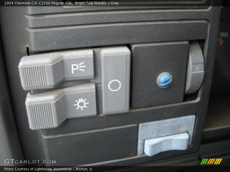 Bright Teal Metallic / Gray 1994 Chevrolet C/K C1500 Regular Cab