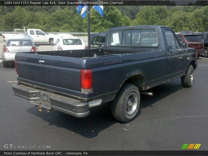 1989 F150 Regular Cab 4x4 Dark Shadow Blue Metallic