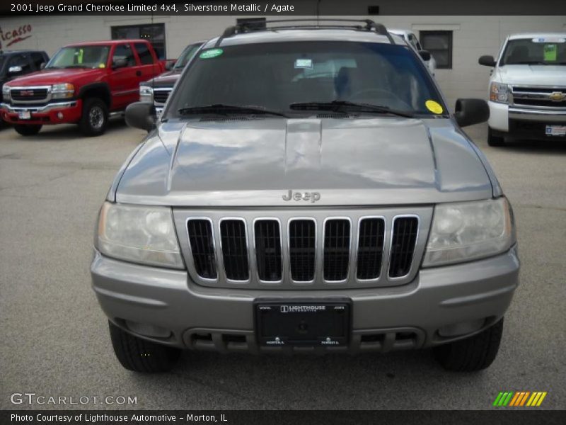 Silverstone Metallic / Agate 2001 Jeep Grand Cherokee Limited 4x4