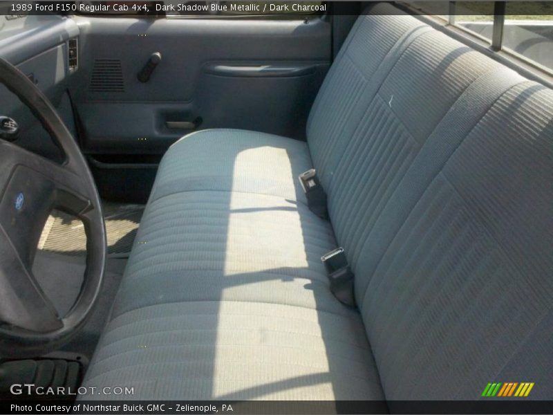 Dark Shadow Blue Metallic / Dark Charcoal 1989 Ford F150 Regular Cab 4x4