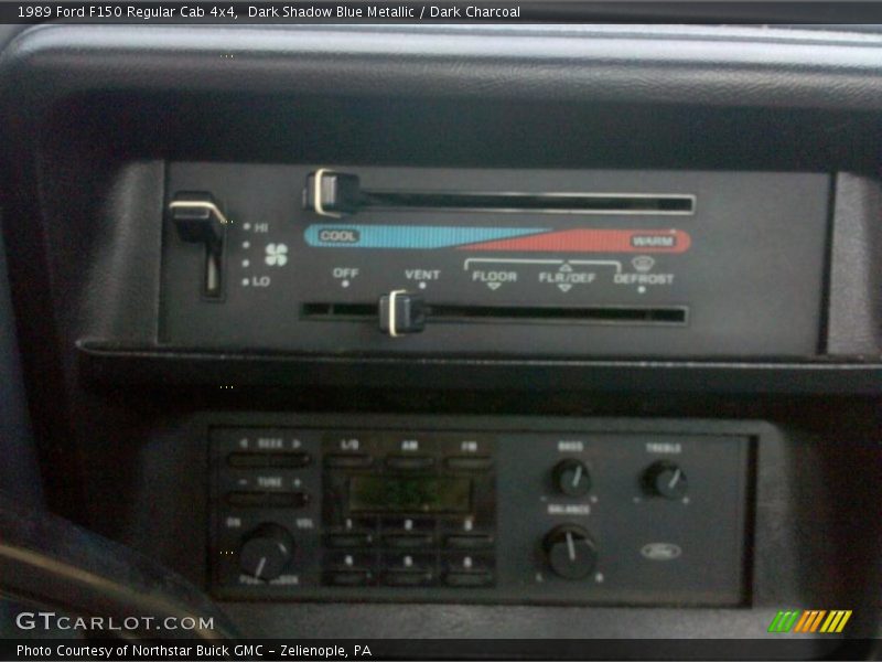 Dark Shadow Blue Metallic / Dark Charcoal 1989 Ford F150 Regular Cab 4x4