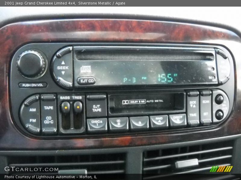 Silverstone Metallic / Agate 2001 Jeep Grand Cherokee Limited 4x4