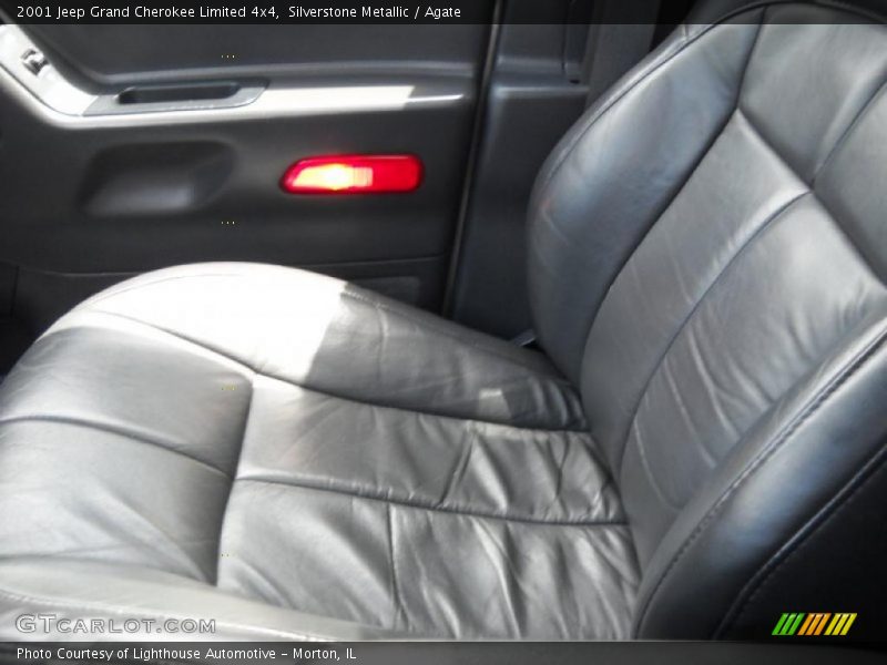 Silverstone Metallic / Agate 2001 Jeep Grand Cherokee Limited 4x4