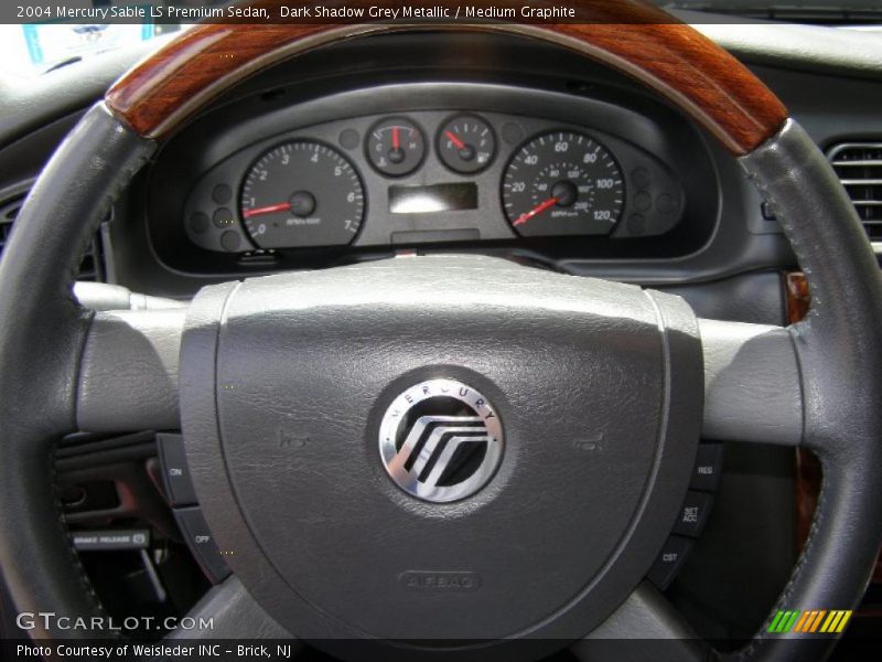 Dark Shadow Grey Metallic / Medium Graphite 2004 Mercury Sable LS Premium Sedan