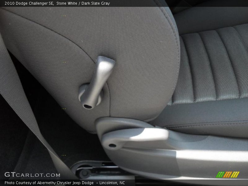 Stone White / Dark Slate Gray 2010 Dodge Challenger SE