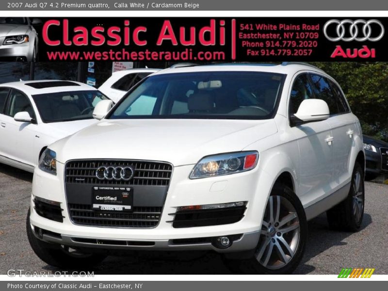 Calla White / Cardamom Beige 2007 Audi Q7 4.2 Premium quattro
