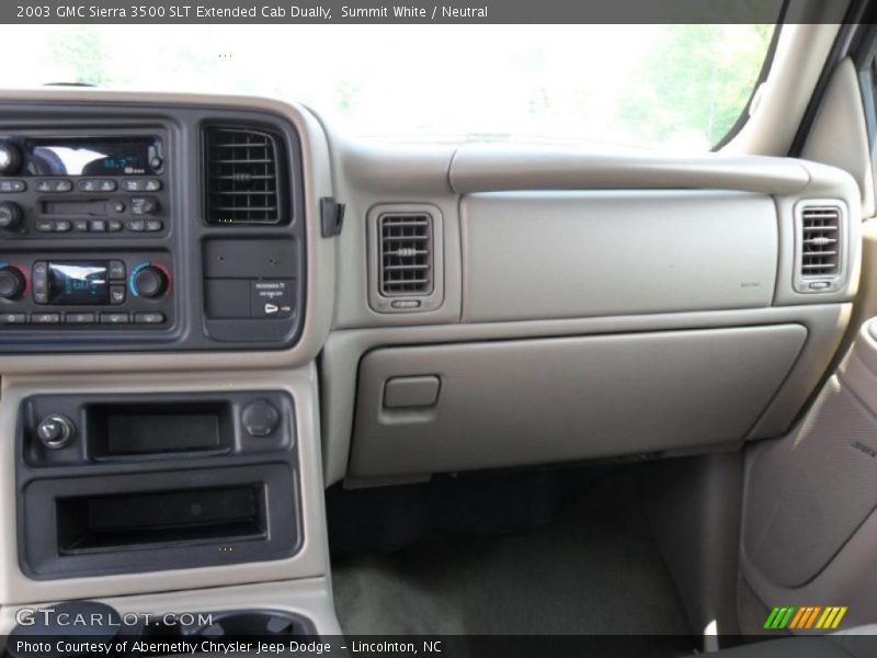 Summit White / Neutral 2003 GMC Sierra 3500 SLT Extended Cab Dually