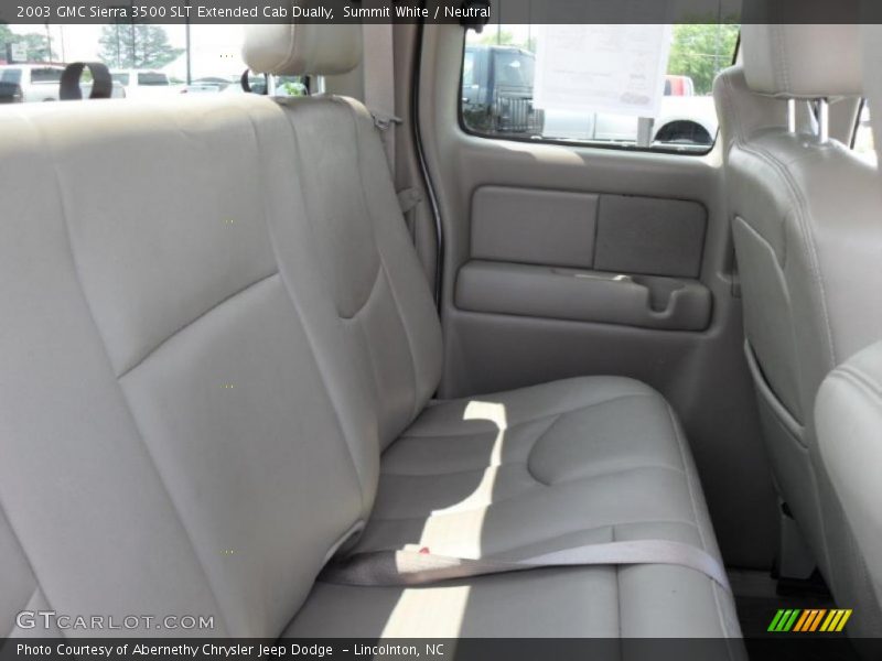 Summit White / Neutral 2003 GMC Sierra 3500 SLT Extended Cab Dually
