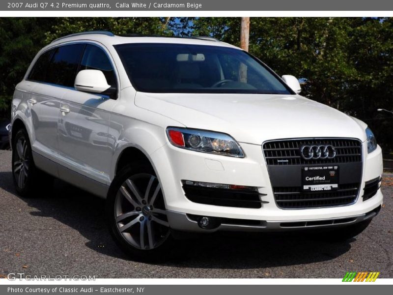 Calla White / Cardamom Beige 2007 Audi Q7 4.2 Premium quattro