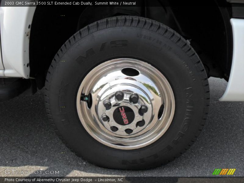 Summit White / Neutral 2003 GMC Sierra 3500 SLT Extended Cab Dually