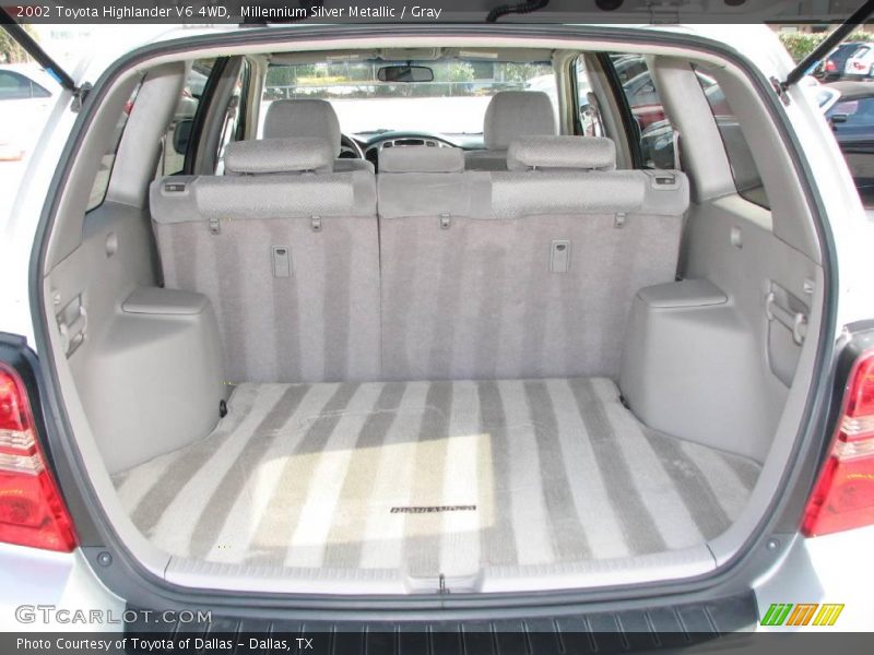 Millennium Silver Metallic / Gray 2002 Toyota Highlander V6 4WD
