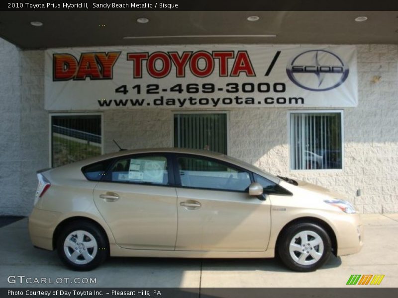 Sandy Beach Metallic / Bisque 2010 Toyota Prius Hybrid II