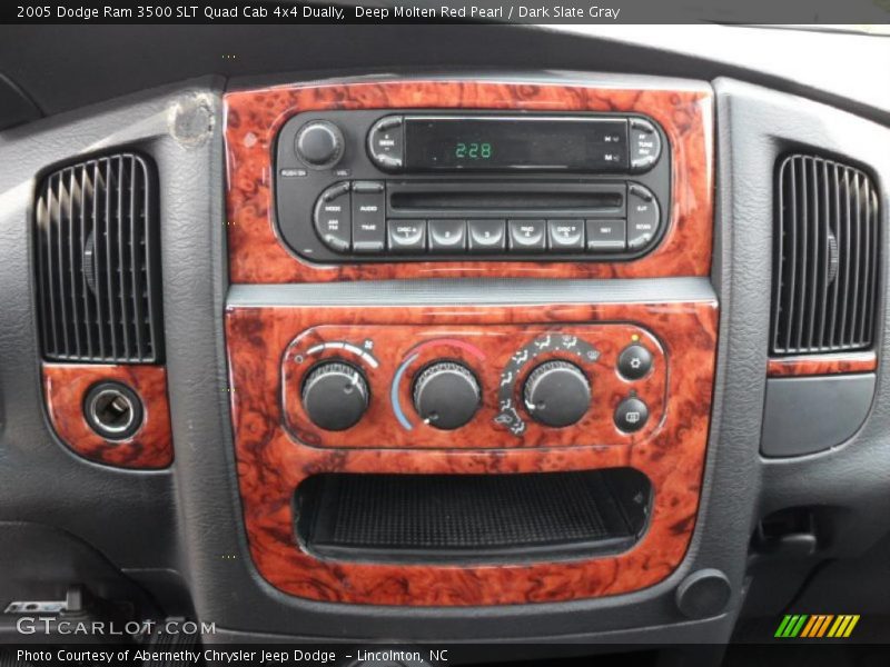 Deep Molten Red Pearl / Dark Slate Gray 2005 Dodge Ram 3500 SLT Quad Cab 4x4 Dually