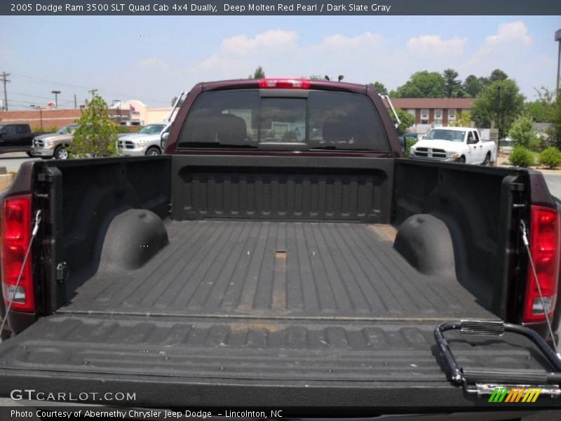 Deep Molten Red Pearl / Dark Slate Gray 2005 Dodge Ram 3500 SLT Quad Cab 4x4 Dually