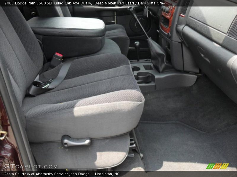Deep Molten Red Pearl / Dark Slate Gray 2005 Dodge Ram 3500 SLT Quad Cab 4x4 Dually