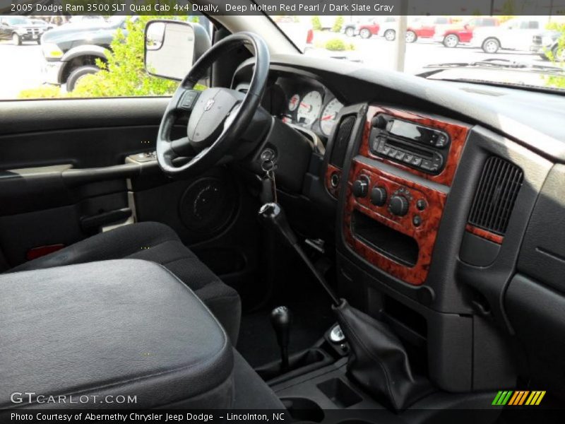 Deep Molten Red Pearl / Dark Slate Gray 2005 Dodge Ram 3500 SLT Quad Cab 4x4 Dually