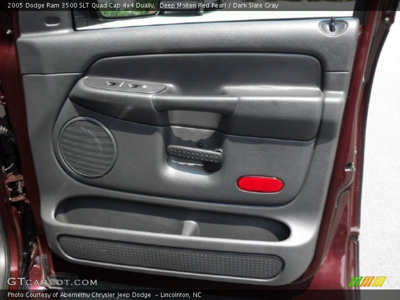 Deep Molten Red Pearl / Dark Slate Gray 2005 Dodge Ram 3500 SLT Quad Cab 4x4 Dually