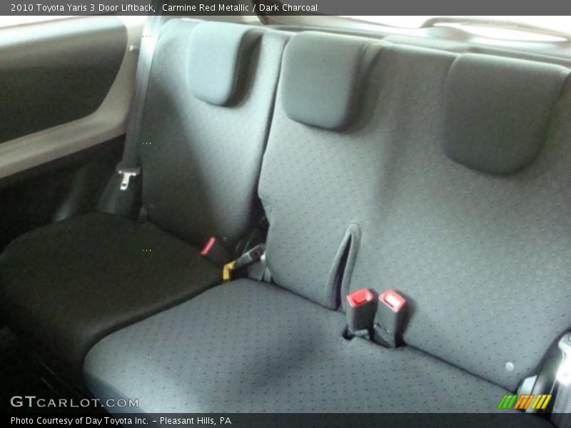 Carmine Red Metallic / Dark Charcoal 2010 Toyota Yaris 3 Door Liftback