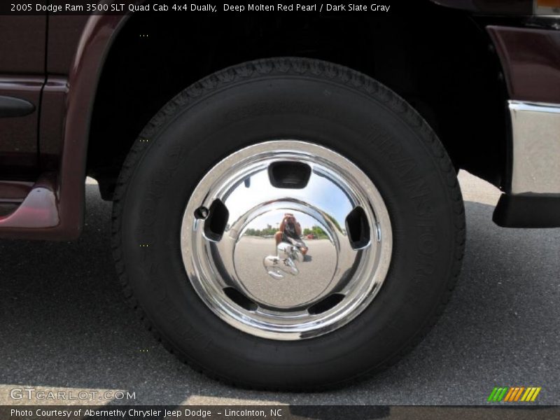 Deep Molten Red Pearl / Dark Slate Gray 2005 Dodge Ram 3500 SLT Quad Cab 4x4 Dually
