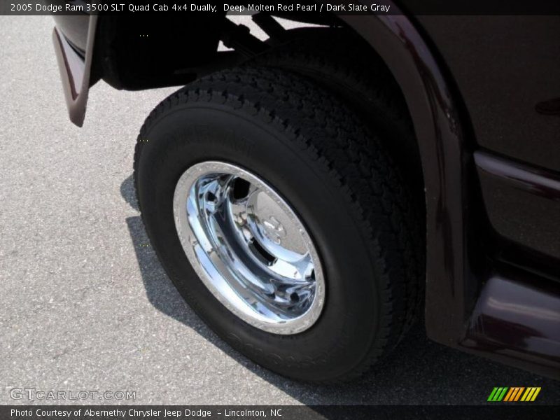 Deep Molten Red Pearl / Dark Slate Gray 2005 Dodge Ram 3500 SLT Quad Cab 4x4 Dually