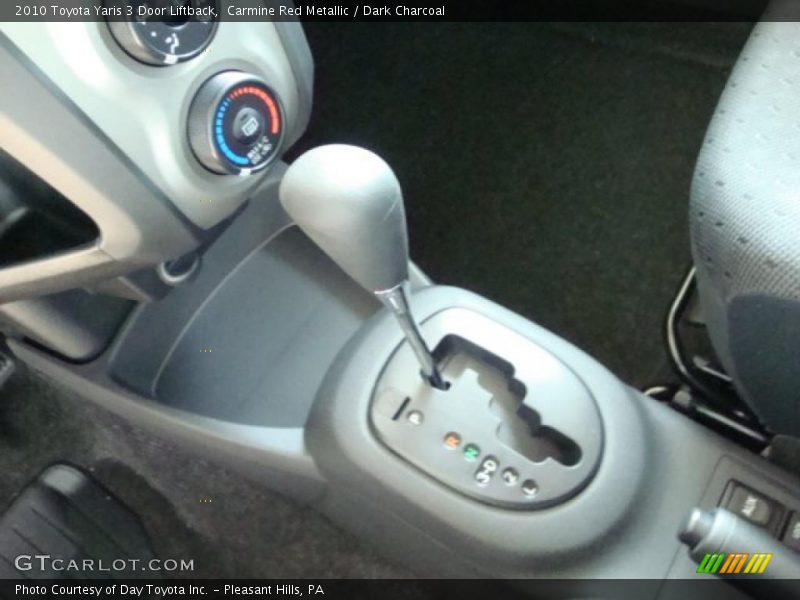 Carmine Red Metallic / Dark Charcoal 2010 Toyota Yaris 3 Door Liftback