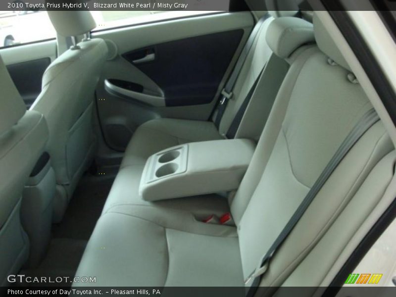 Blizzard White Pearl / Misty Gray 2010 Toyota Prius Hybrid V