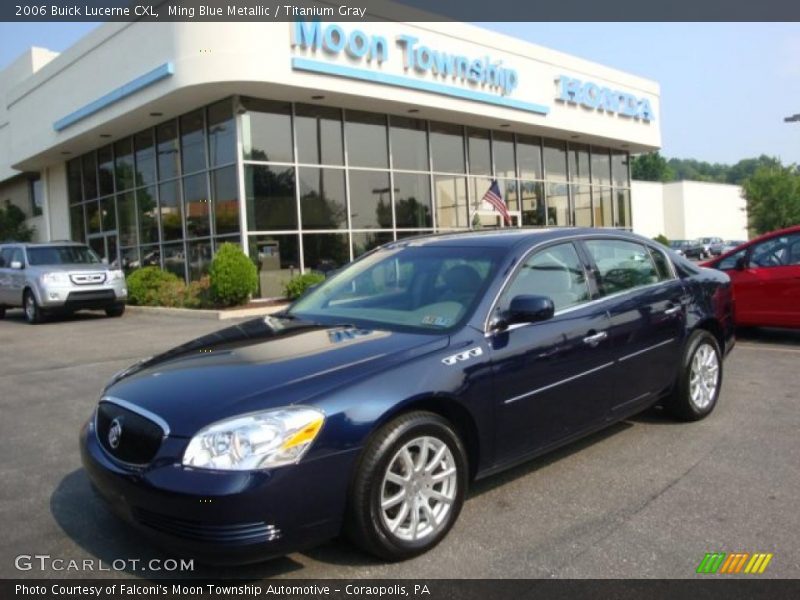 Ming Blue Metallic / Titanium Gray 2006 Buick Lucerne CXL