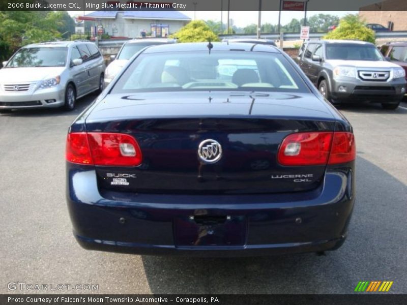 Ming Blue Metallic / Titanium Gray 2006 Buick Lucerne CXL