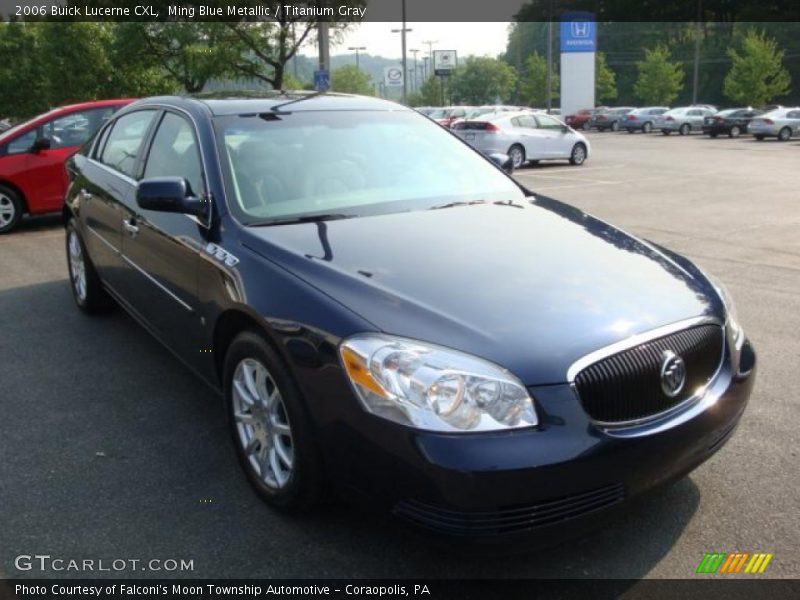 Ming Blue Metallic / Titanium Gray 2006 Buick Lucerne CXL