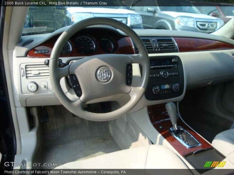 Ming Blue Metallic / Titanium Gray 2006 Buick Lucerne CXL