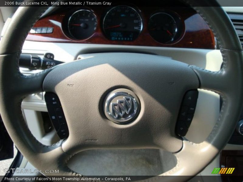 Ming Blue Metallic / Titanium Gray 2006 Buick Lucerne CXL