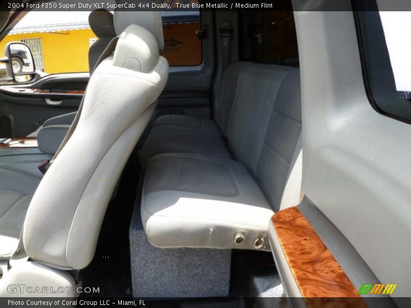 True Blue Metallic / Medium Flint 2004 Ford F350 Super Duty XLT SuperCab 4x4 Dually