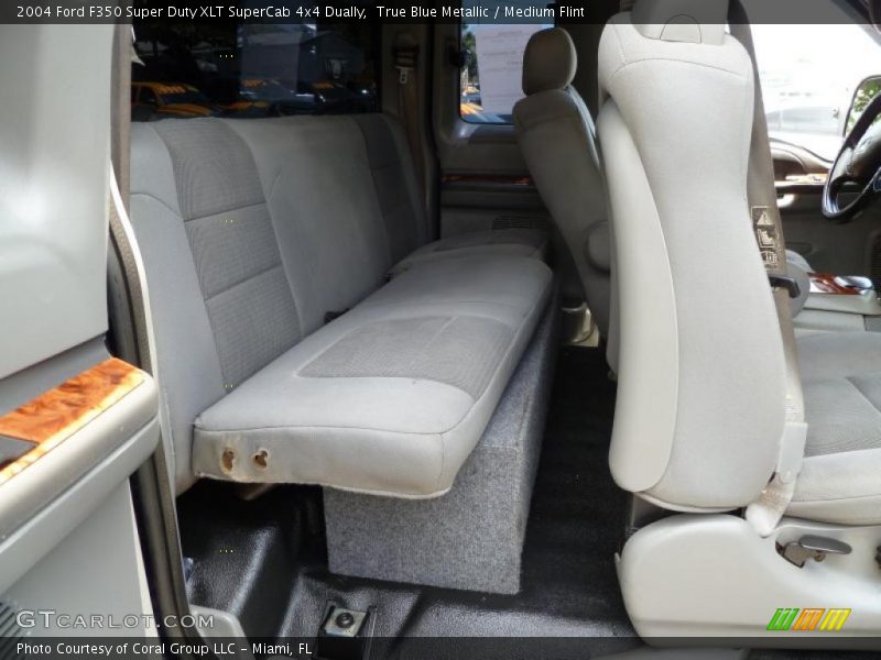 True Blue Metallic / Medium Flint 2004 Ford F350 Super Duty XLT SuperCab 4x4 Dually