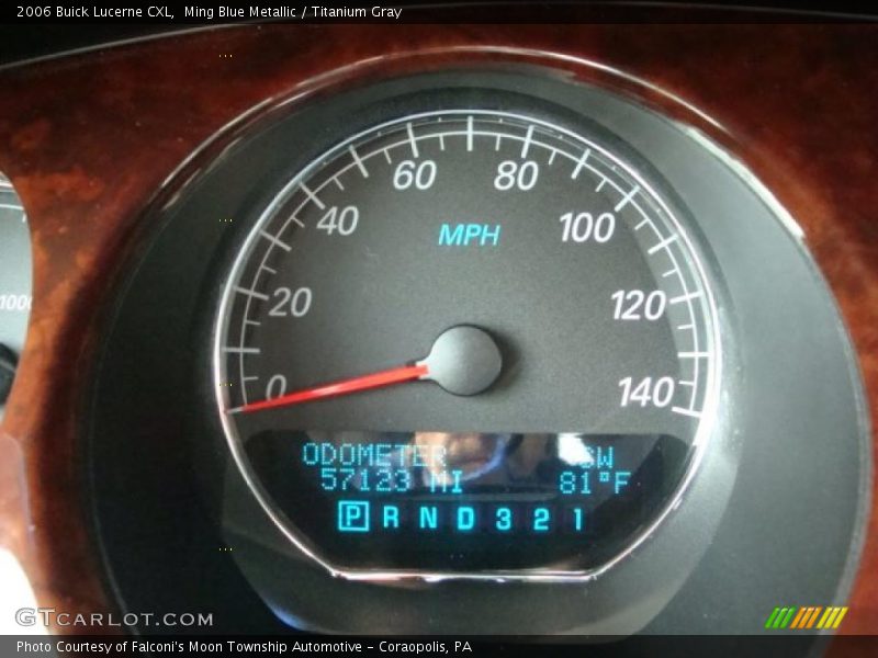 Ming Blue Metallic / Titanium Gray 2006 Buick Lucerne CXL
