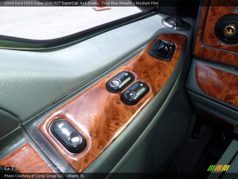 True Blue Metallic / Medium Flint 2004 Ford F350 Super Duty XLT SuperCab 4x4 Dually