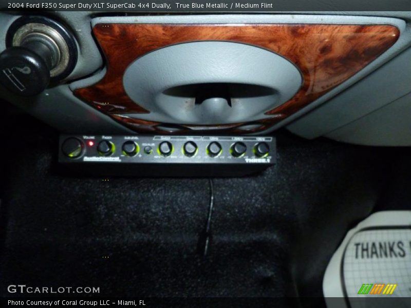 True Blue Metallic / Medium Flint 2004 Ford F350 Super Duty XLT SuperCab 4x4 Dually