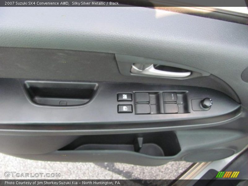 Silky Silver Metallic / Black 2007 Suzuki SX4 Convenience AWD
