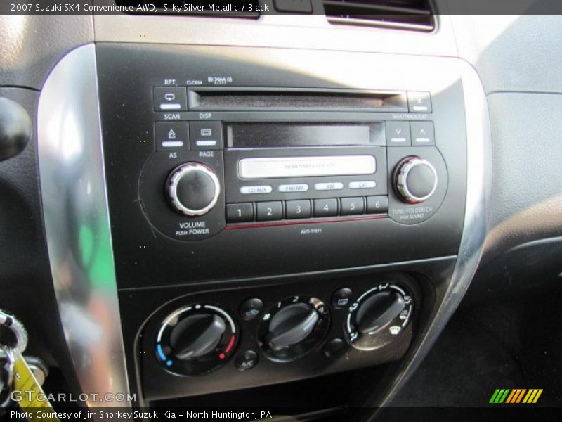 Silky Silver Metallic / Black 2007 Suzuki SX4 Convenience AWD