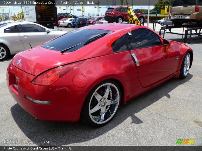 Redline / Carbon Black 2004 Nissan 350Z Enthusiast Coupe